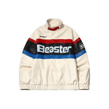 BEASTER Puffer Jacket Unisex Ecru