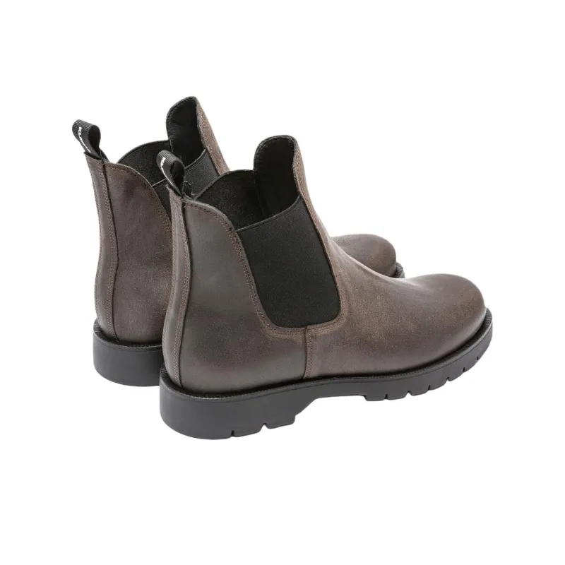 KLEMAN CLEON MANUFACTURE TONNANT EC Short Chelsea Boots 3cm Unisex Chestnut Brown-2