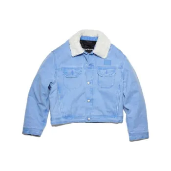 Acne Studios Logo Patch Buttoned Denim Jacket