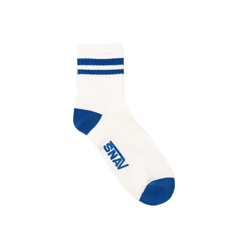 Vans HALF CREW Mid Calf Socks Women's 1 Pack White Blue-1