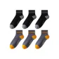 Black 3 Pack+Dark Gray 3 Pack