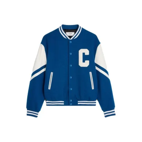 CELINE SS23 Baseball Jacket Men's Blue