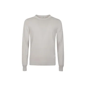 MALO Ribbed trim Cotton Jumper