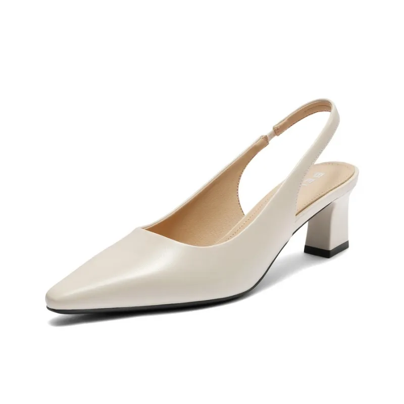 BELLE Chunky Heel High Heels 5.5cm Women's-1