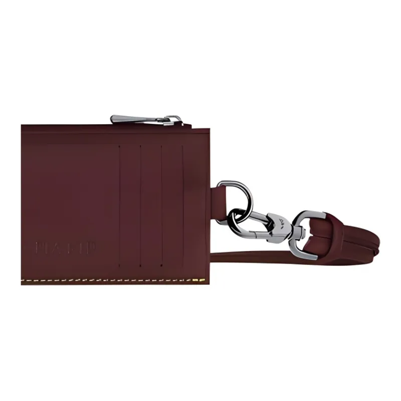 LONGCHAMP 3D Calfskin Coin Purse Men's Red-3