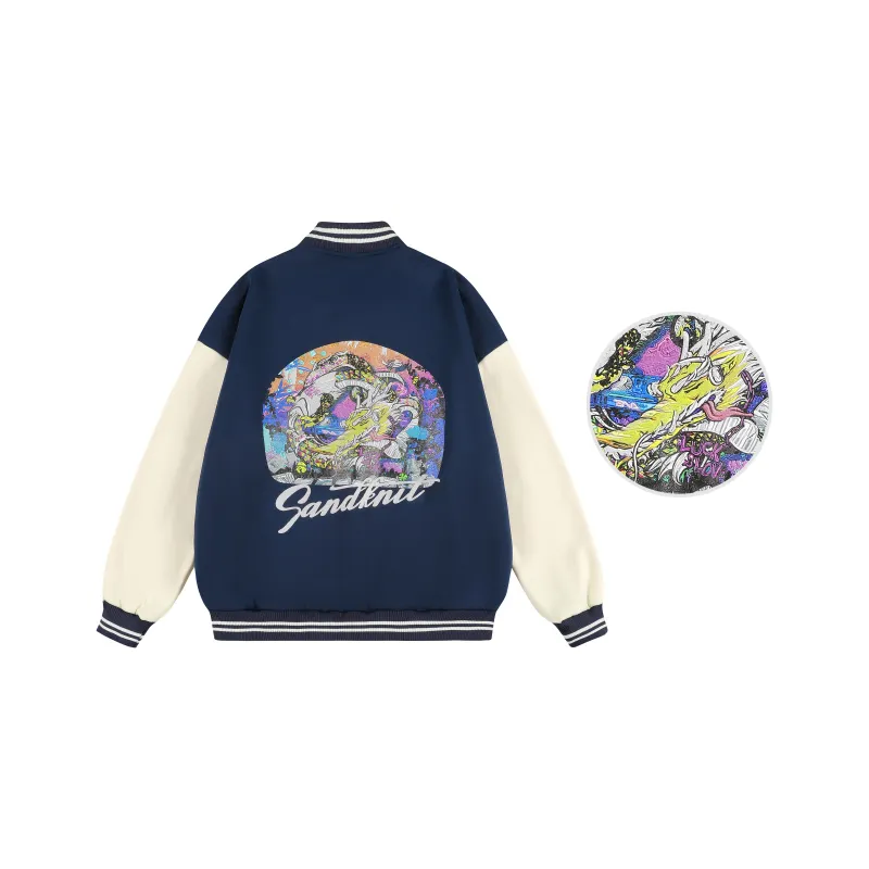 SandKnit Baseball Jacket Unisex-6