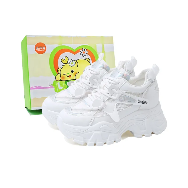Budding Bear Abrasion Resistant Breathable Slip Resistant Low Top Chunky Sneakers Women's-21
