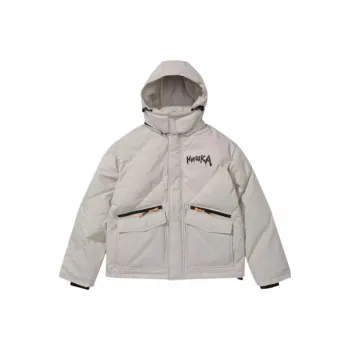 Mishkanyc Down Jacket Men's Light Gray