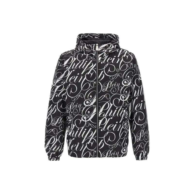 PHILIPP PLEIN Jackets & Coats Men's Black White-0