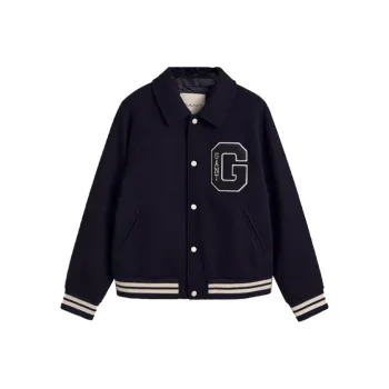 GANT Baseball Jerseys Men Night Blue