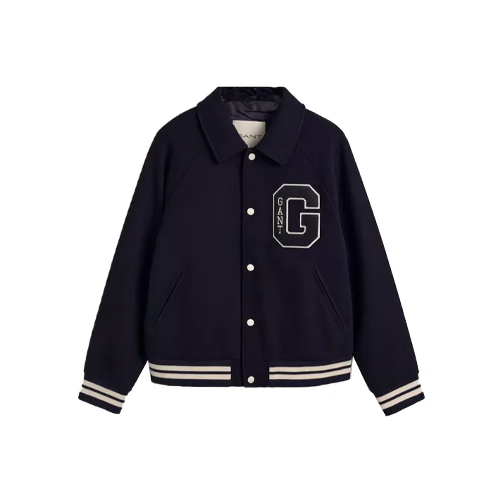 GANT Baseball Jerseys Men Night Blue-0