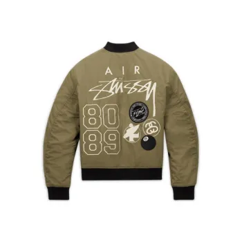 Nike x Stussy FW23 Jackets Coats Asia Version Unisex Army Green