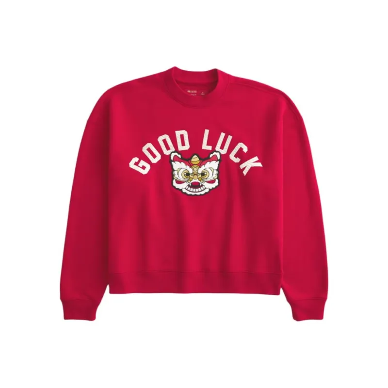Hollister Sweatshirts Men Red-0