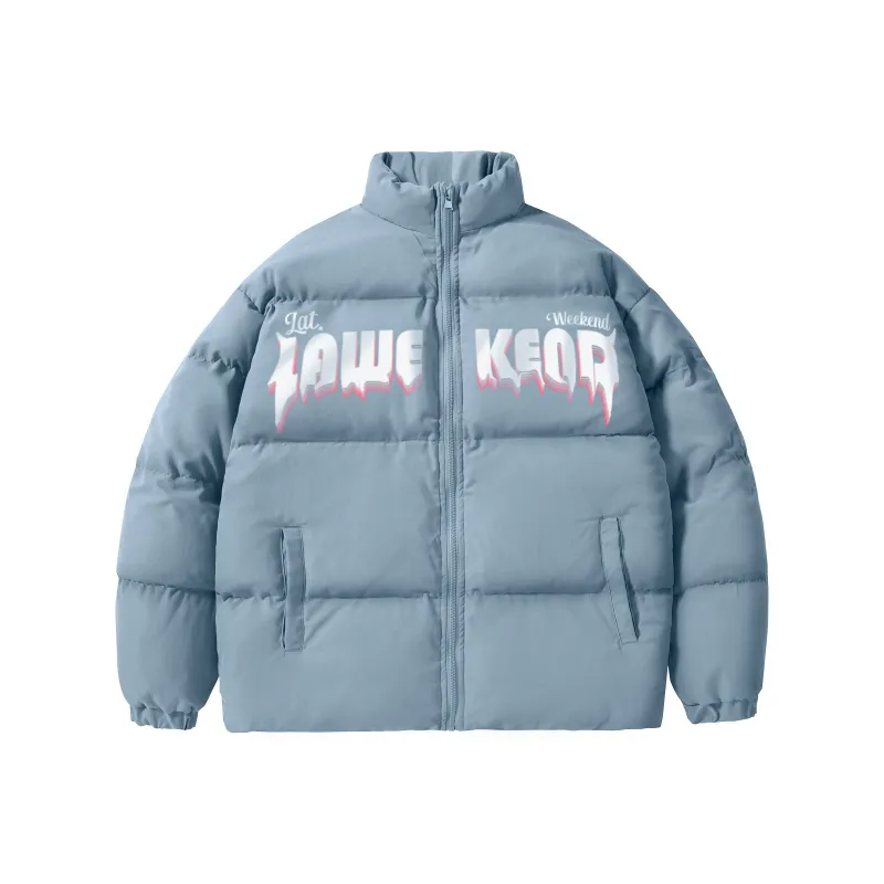LA'T.WEEKEND Puffer Jacket Unisex Black-3