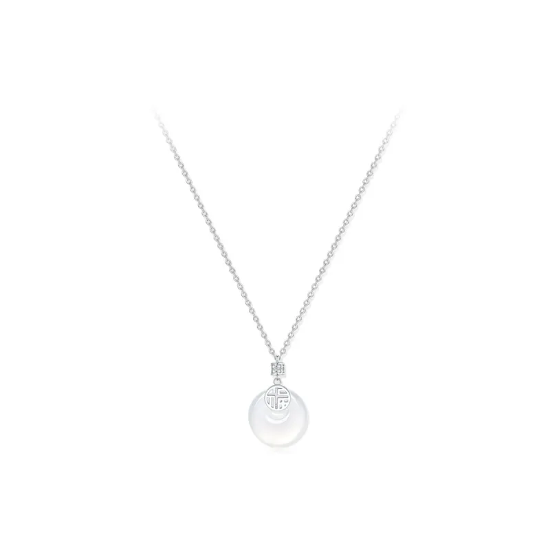 JUICY GRAPE Chalcedony Jade Necklaces Women's-0