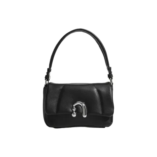 Juju Jimmy PU Shoulder Bag Women's Classic Black/Gardenia White/Mist Pink