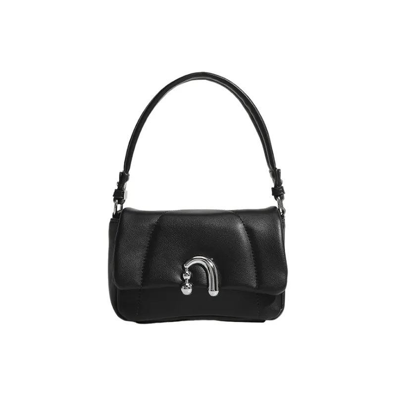Juju Jimmy PU Shoulder Bag Women's Classic Black/Gardenia White/Mist Pink-0