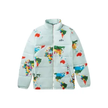 Vans SAVE OUR PLANET PUFFER Jackets & Coats Men's Light Blue