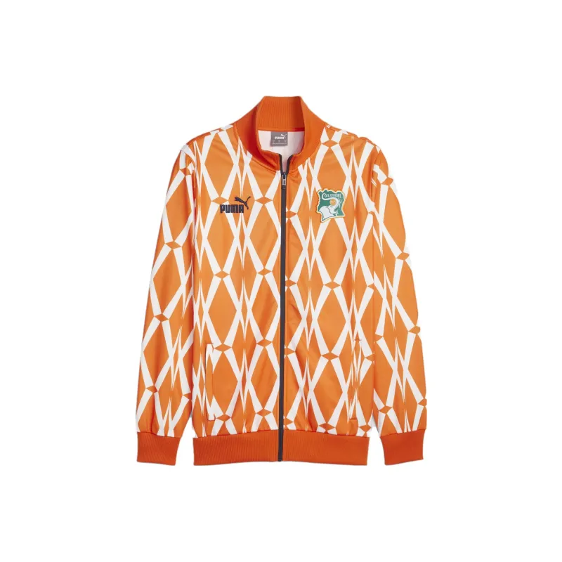 PUMA Ivory Coast FtblCulture Track Jacket Men Jacket Men's Orange-0
