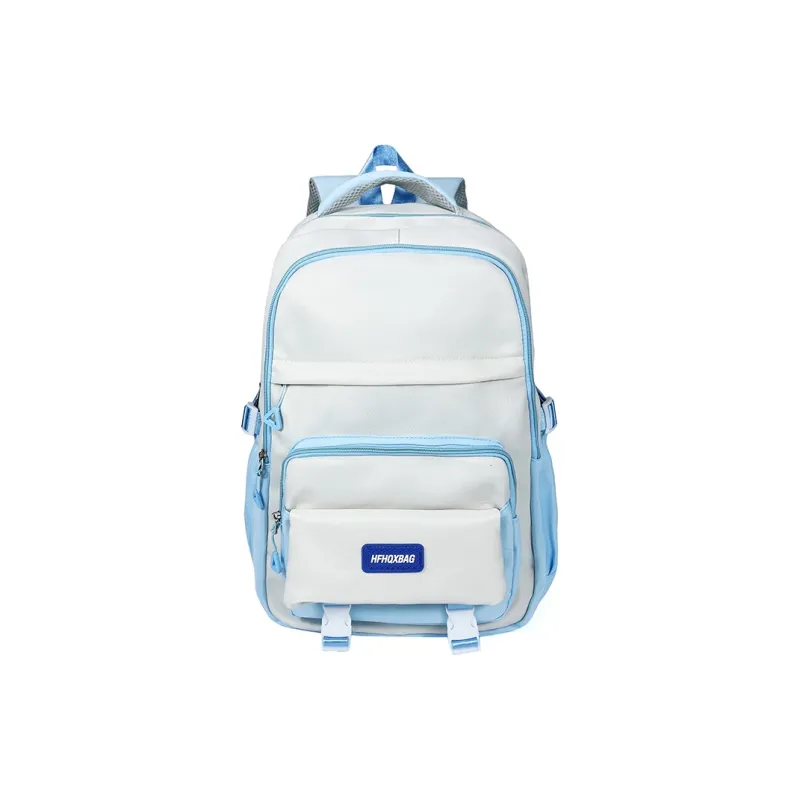 OUZIHUANG Nylon Backpack Women's Black/Burgundy/Purple/Pink/Blue-8
