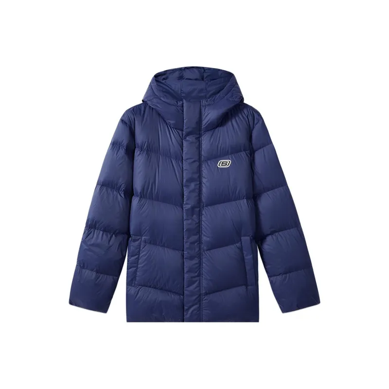 Skechers Colorful Down Jacket Unisex Medieval Blue-0