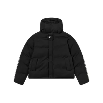HARSH AND CRUEL Puffer Jacket Unisex Black