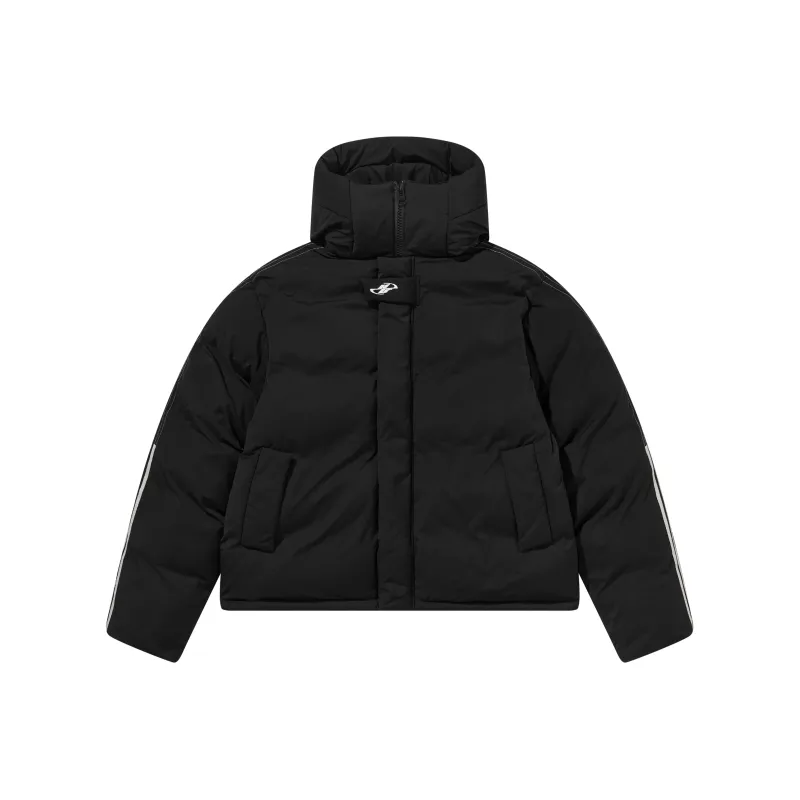 HARSH AND CRUEL Puffer Jacket Unisex Black-0