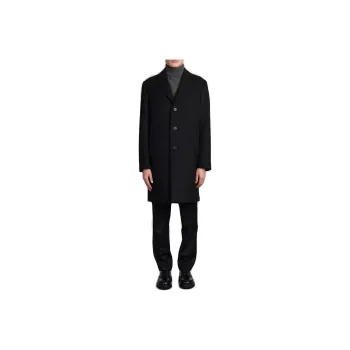 THEORY 3 Button Melton Topcoat