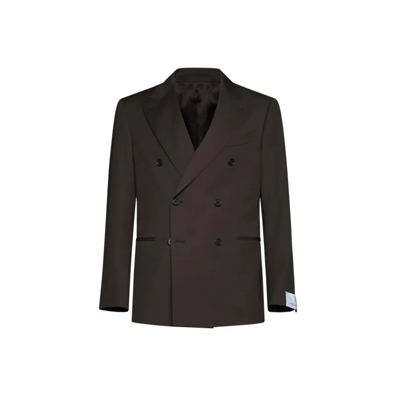 CARUSO Tailored Double-breasted Blazer-0