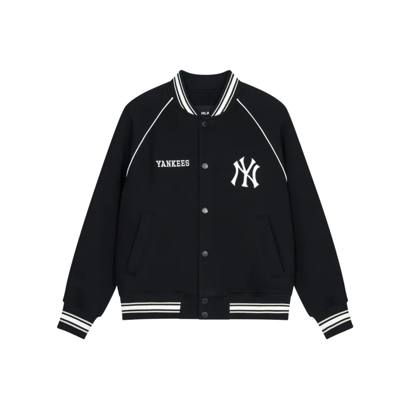 MLB SS24 Baseball Jacket Unisex Black-0