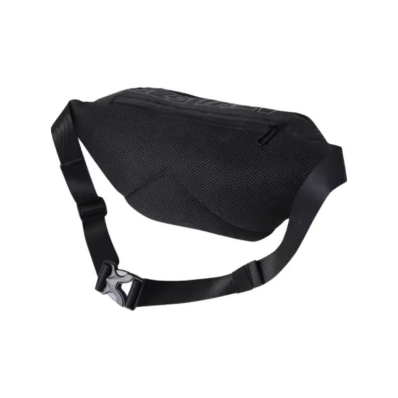 Anta Variety Training Collection Fabric One Shoulder Crossbody Fanny Pack Unisex Black-1
