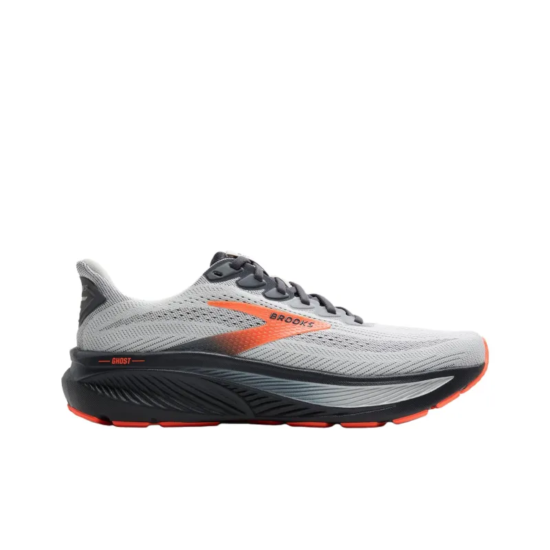 Brooks Anti Slip Wear Resistant Low Top Casual Running Shoes Men's Gray-1
