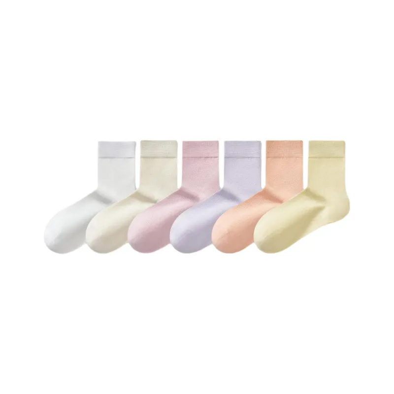 Temooues Mid Calf Socks Women's 6 Pack-4