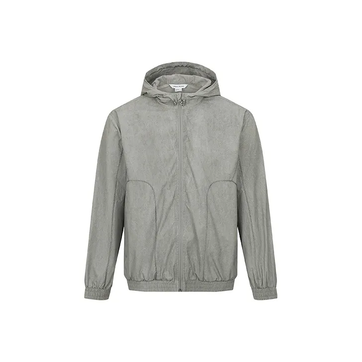 URBAN REVIVO Jacket Men's Cool Gray-0