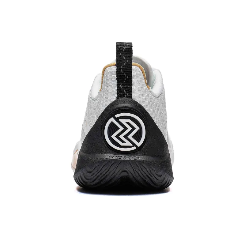 LiNing Speed 10 Abrasion Resistant Cushioning Slip Resistant Breathable Low Top Basketball Shoes Men's White-5