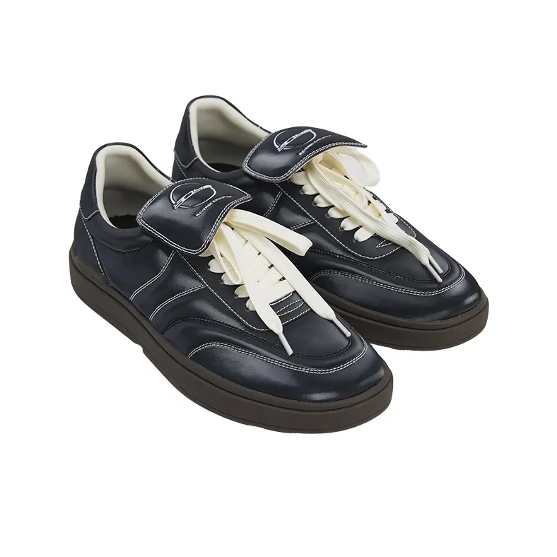 URBAN REVIVO Low Top Casual Shoes Men's Black-1