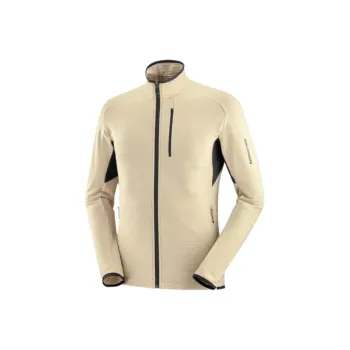 SALOMON ESSENTIAL LIGHTWARM Jackets Coats Men's Ground White Pepper