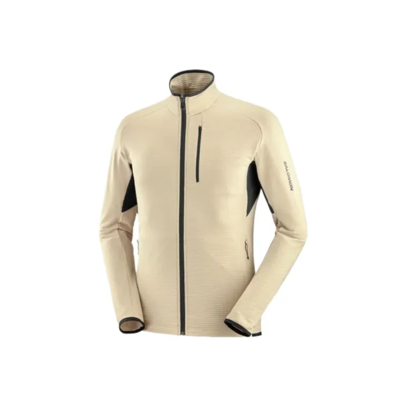 SALOMON ESSENTIAL LIGHTWARM Jackets Coats Men's Ground White Pepper-0