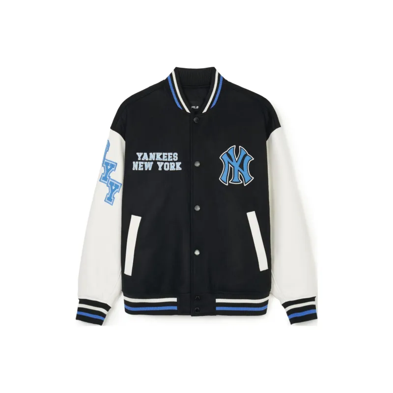 MLB SS24 New York Yankees Baseball Jacket Unisex Black-0