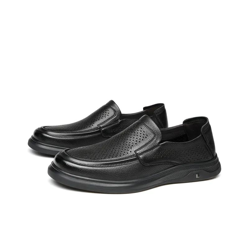 MILLIE'S Abrasion Resistant Breathable Low Top Dress Shoes Men's Black-2