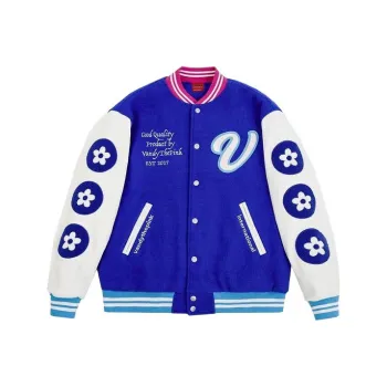Vandy The Pink x Doraemon Baseball Jacket Unisex Blue