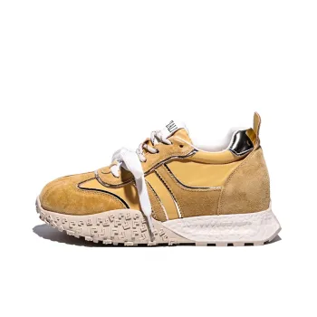 Junjali Anti Slip And Wear Resistant Height Increasing Low Top Chunky Sneakers Women's