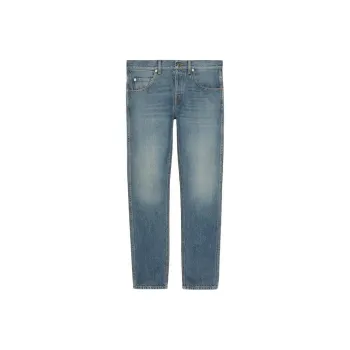 GUCCI Jeans Men Blue