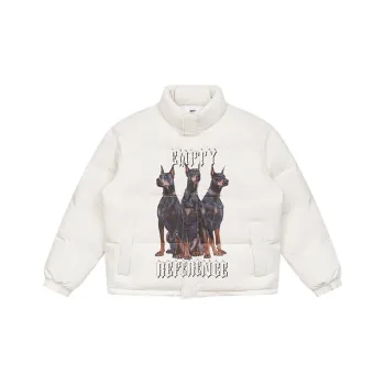 EMPTY REFERENCE Puffer Jacket Unisex White