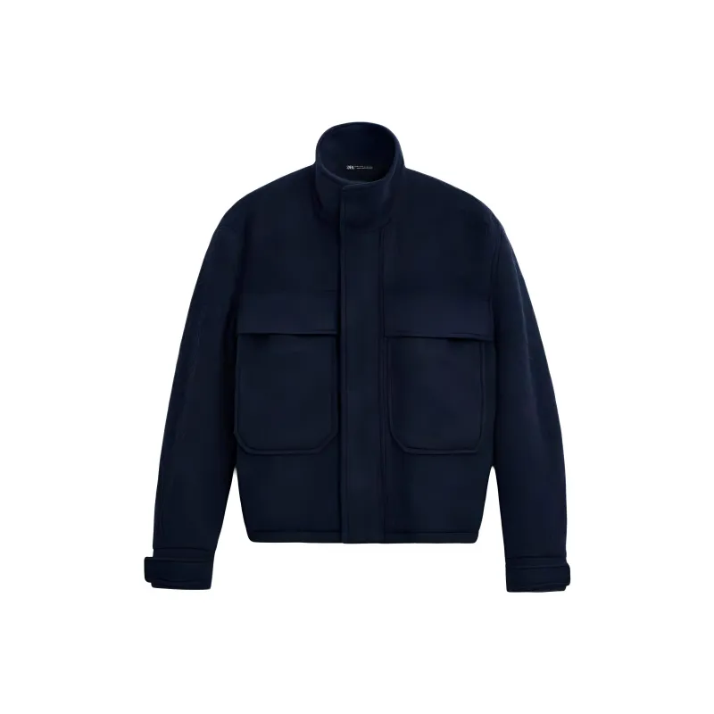 ZARA Jackets Coats Men's Dark Blue-0