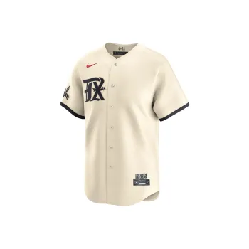 Nike x MLB Collaboration Dri-FIT Texas Rangers City Connect Baseball Jacket Unisex Natural
