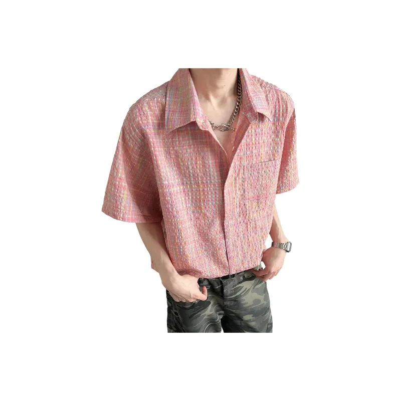 WELTER EXPERIMENT Shirts Unisex Pink-0