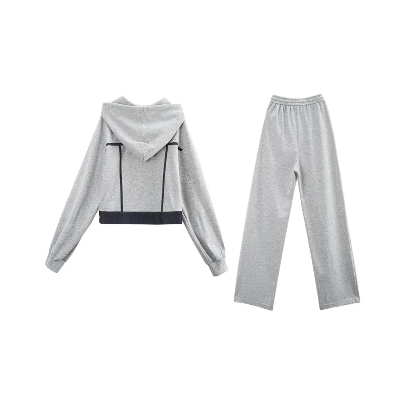 A Paradise For Awakening Casual Suit Women's Gray-1