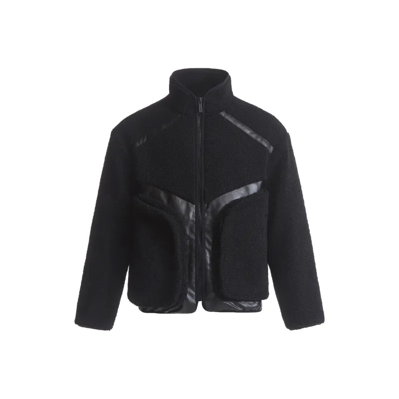 CHINISM Velvet feel Coat Unisex-0
