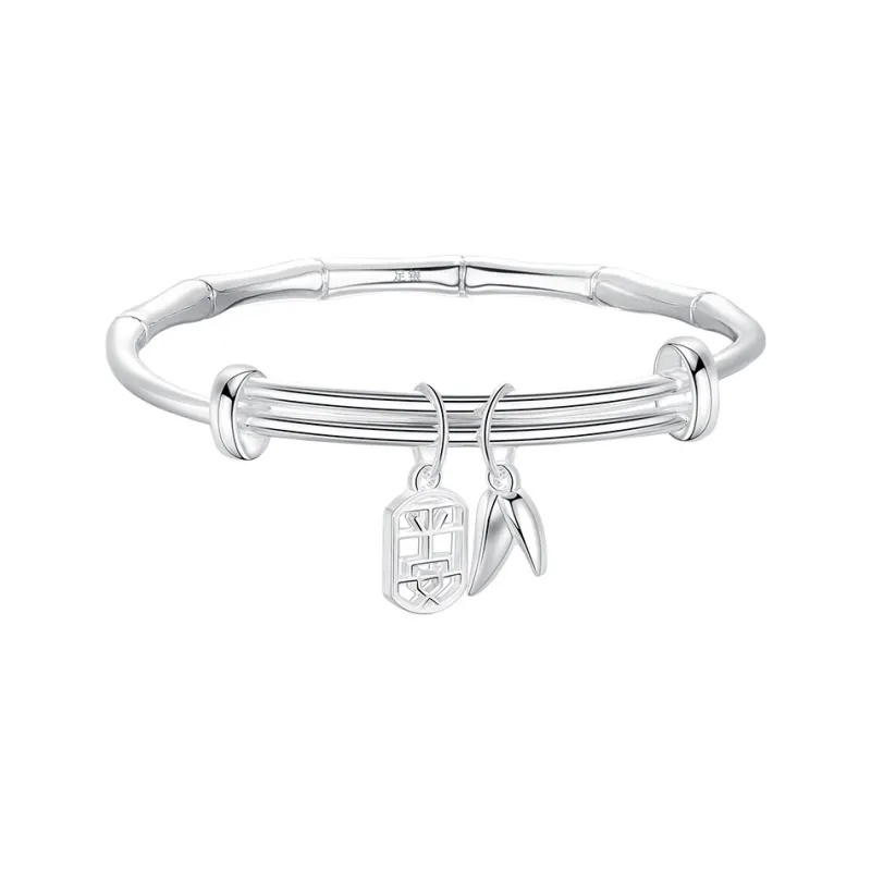 CENTURY&KINDLE 999 Fine Silver Sterling Silver Bracelets Women's-0